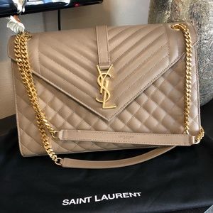 Yves Saint Laurent Triquilt Envelope Bag